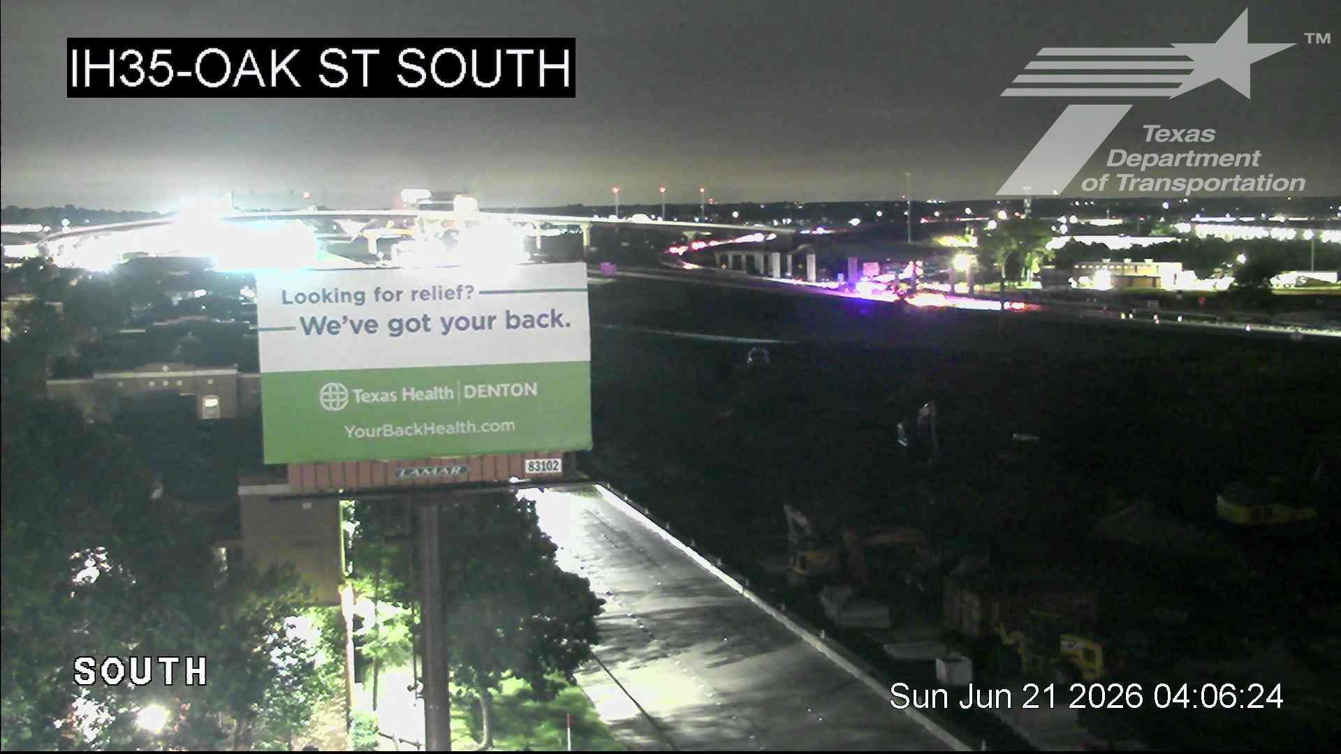 Live snapshot from IH35 @ Oak St South