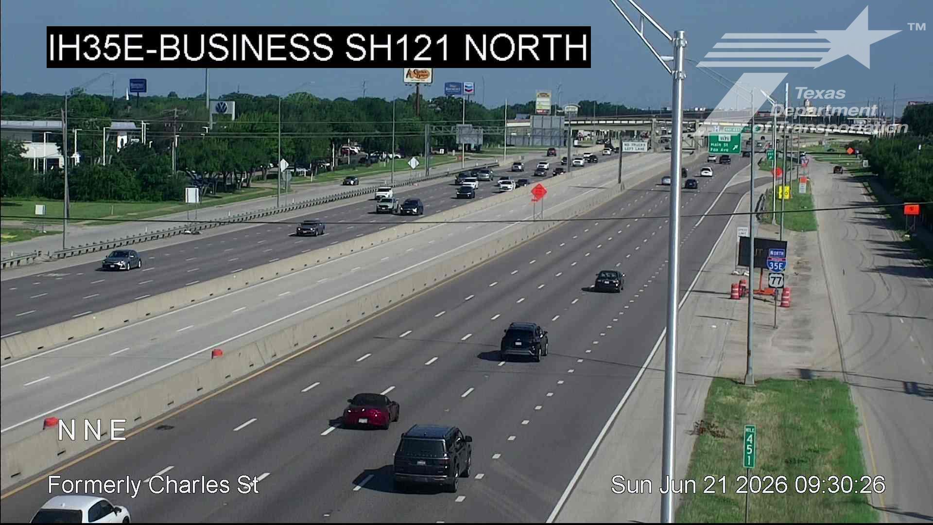 Live snapshot from IH35E @ Business SH121 North