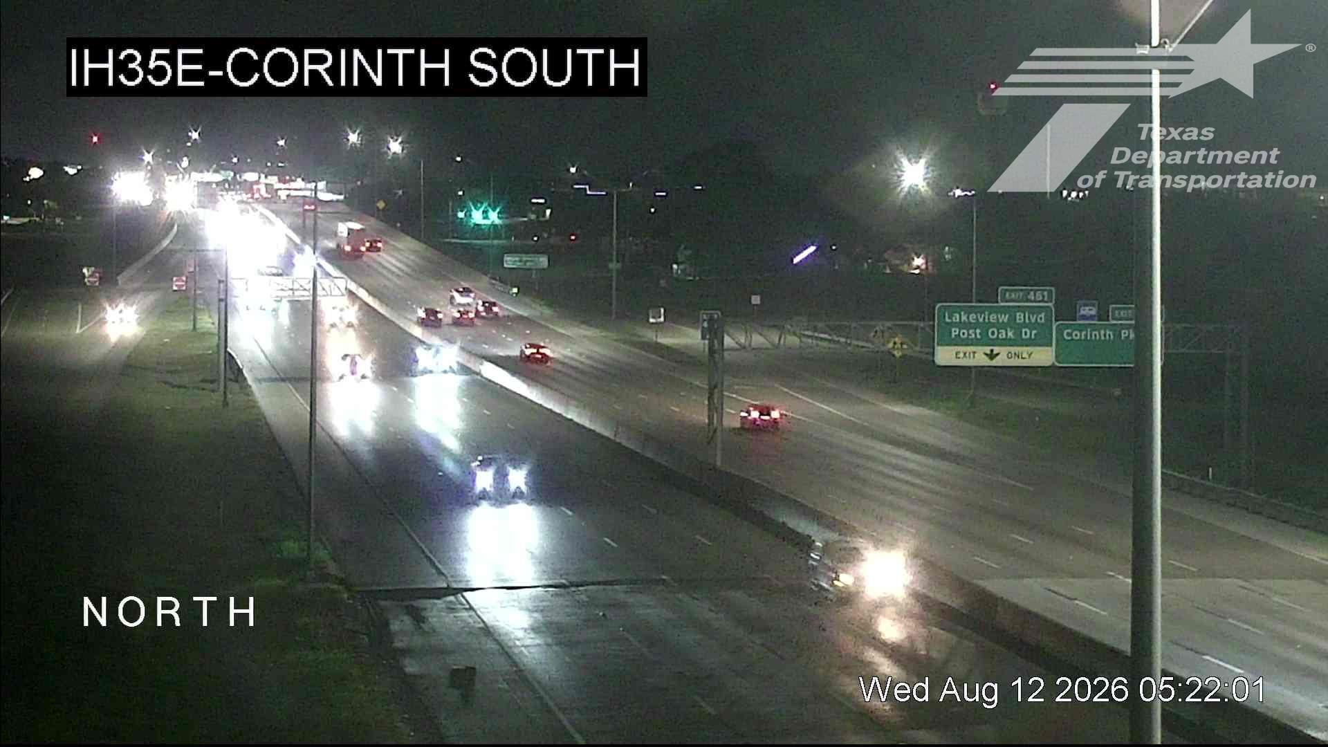 Live snapshot from IH35E @ Corinth South