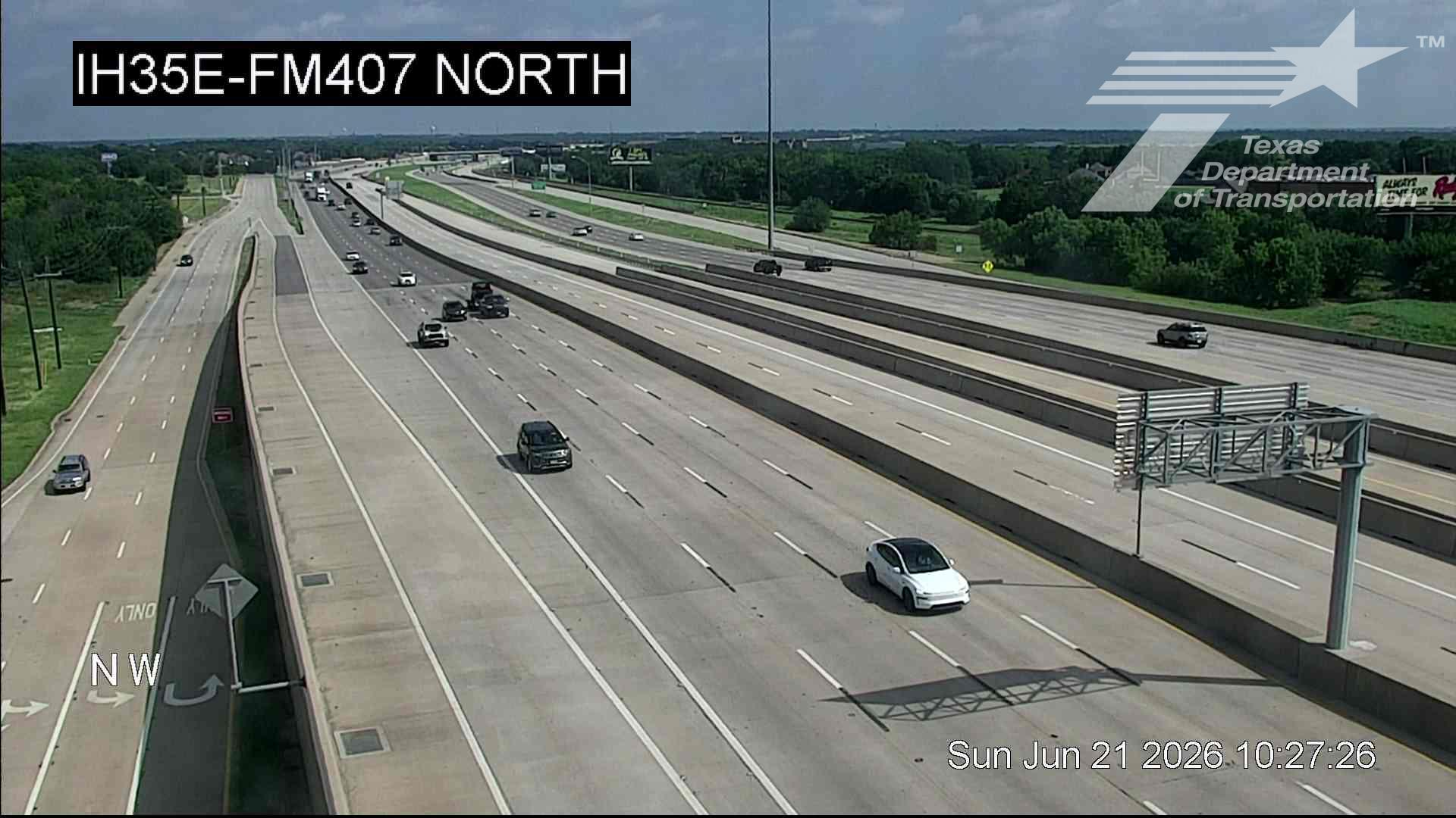 Live snapshot from IH35E @ FM407 North