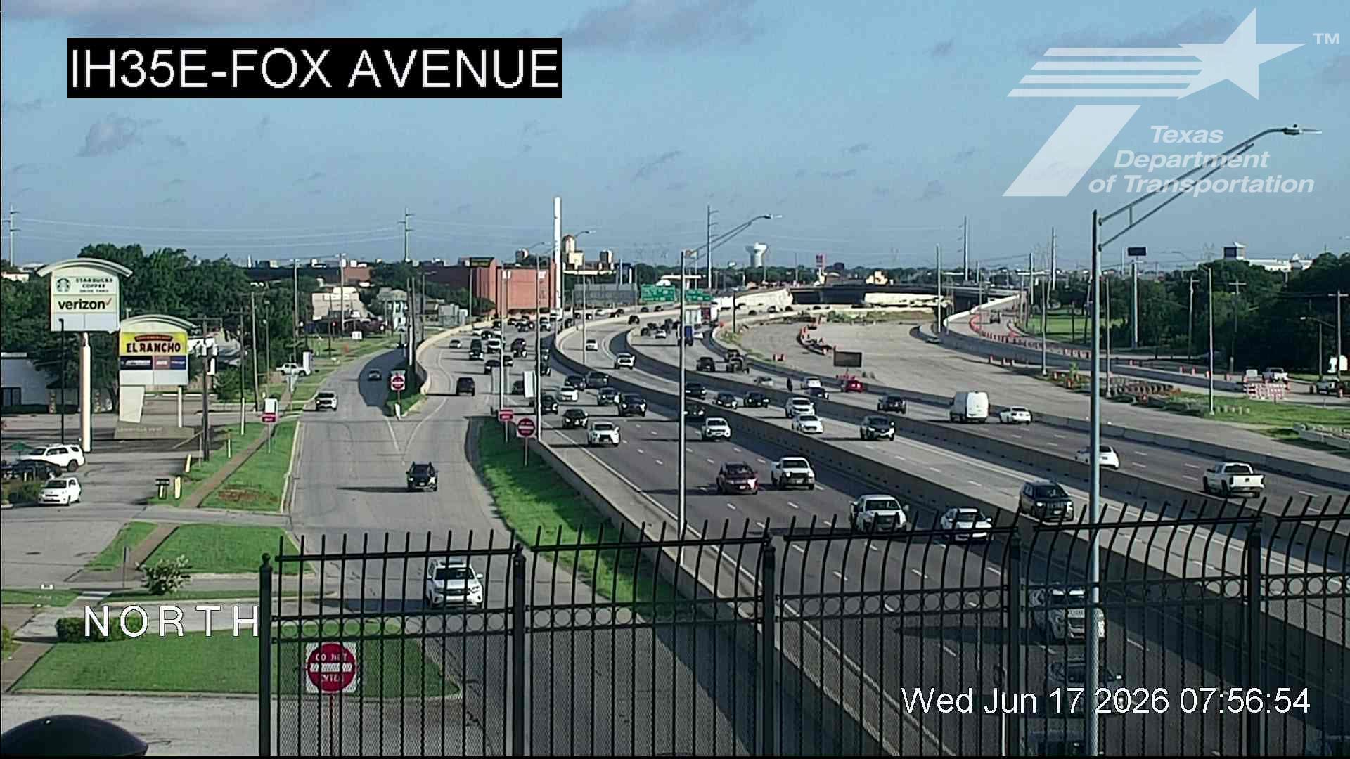 Live snapshot from IH35E @ Fox Avenue