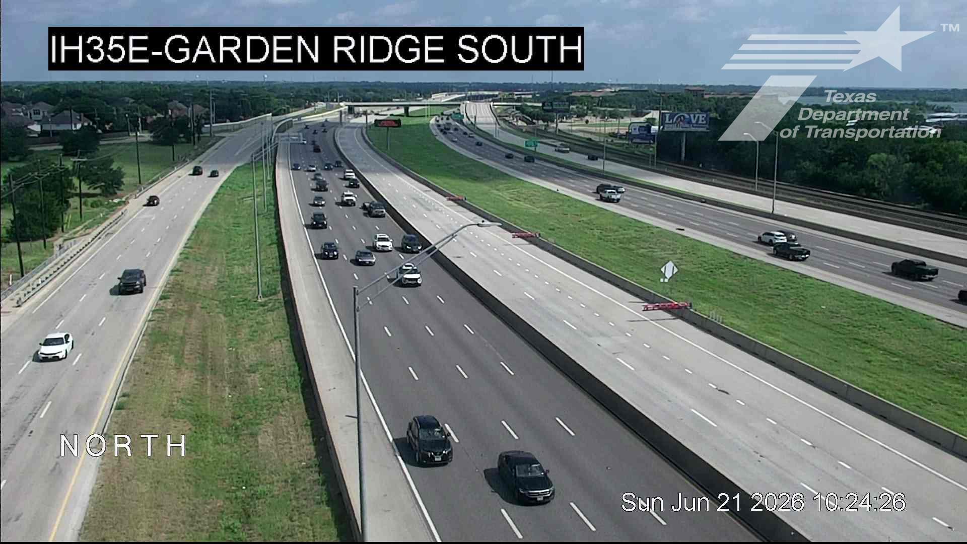 Live snapshot from IH35E @ Garden Ridge South