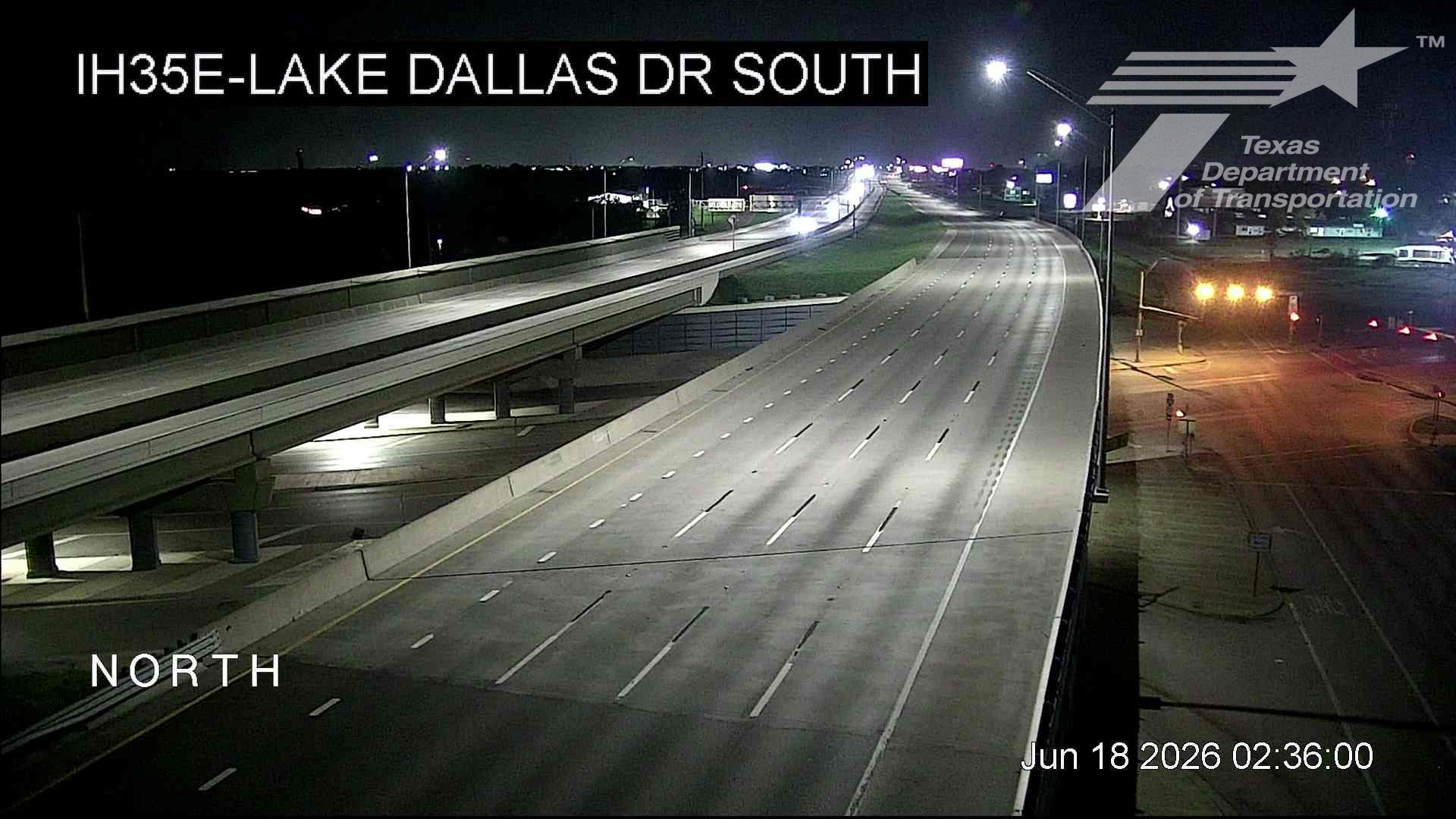 Live snapshot from IH35E @ Lake Dallas Dr South
