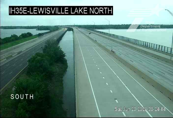 Live snapshot from IH35E @ Lewisville Lake North