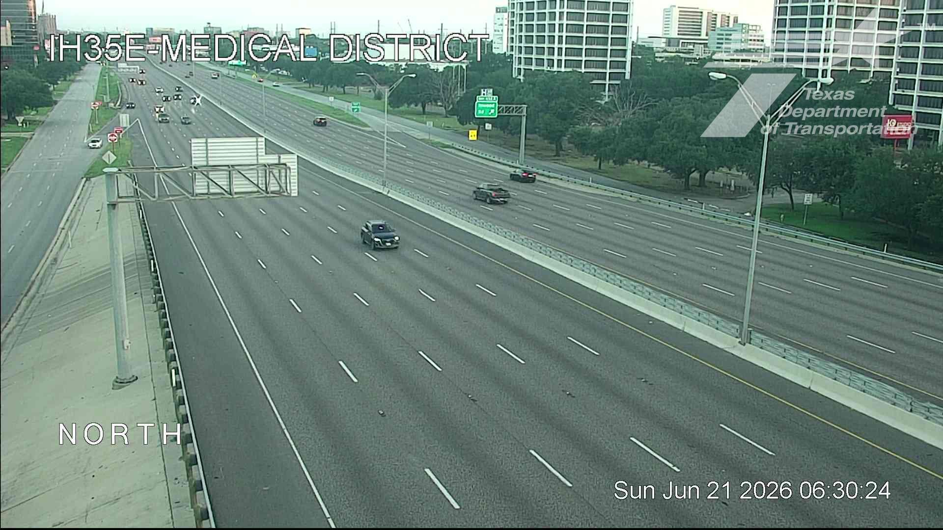 Live snapshot from IH35E @ Medical District