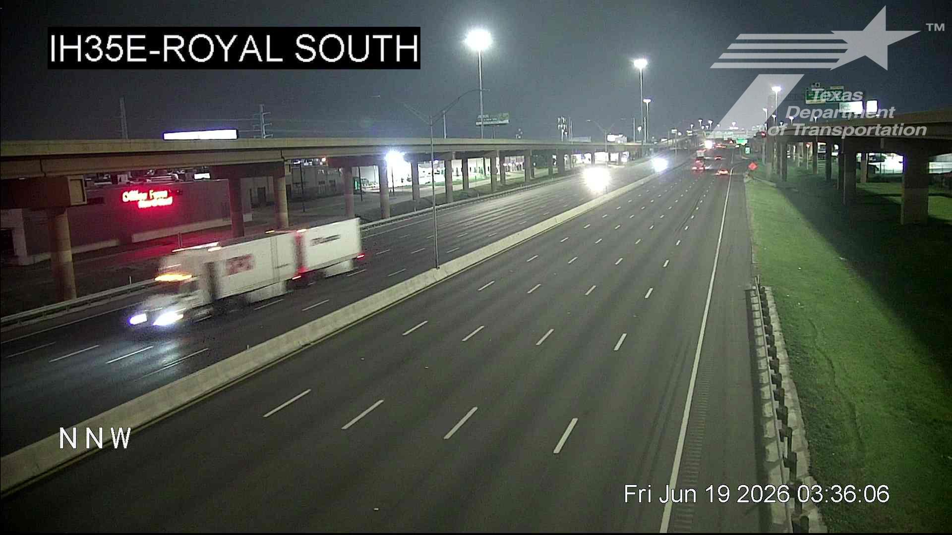 Live snapshot from IH35E @ Royal South