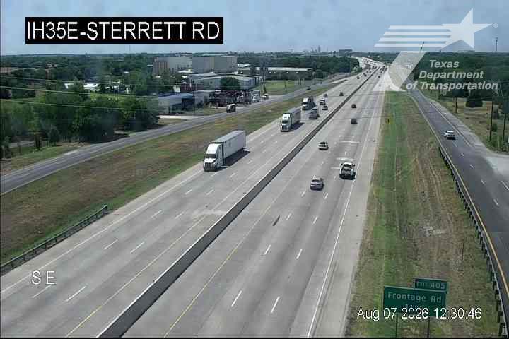 Live snapshot from IH35E @ Sterrett Rd