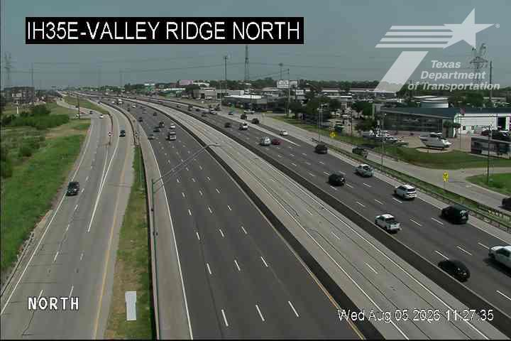 Live snapshot from IH35E @ Valley Ridge North