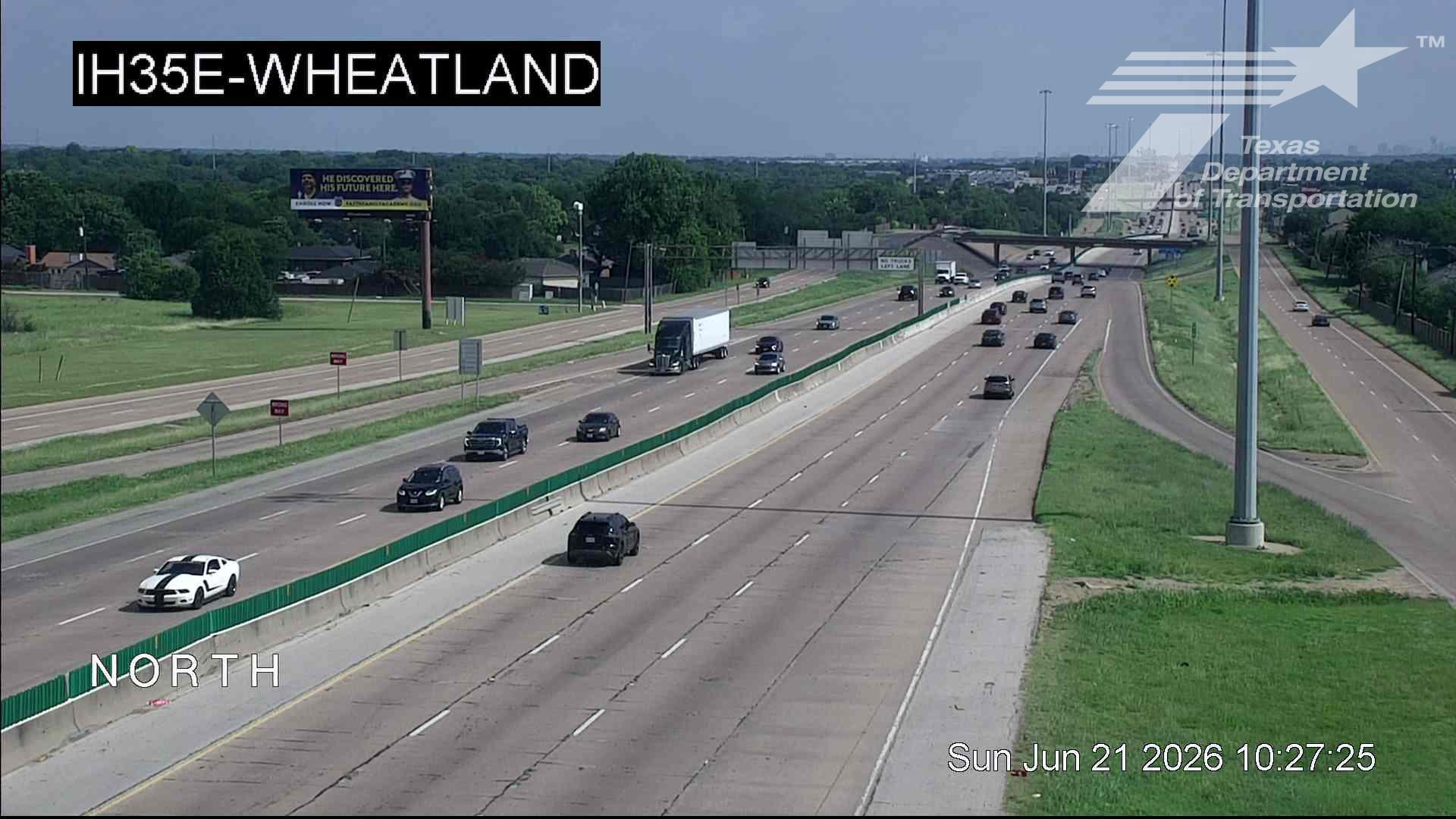 Live snapshot from IH35E @ Wheatland
