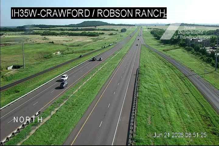 Live snapshot from IH35W @ Crawford