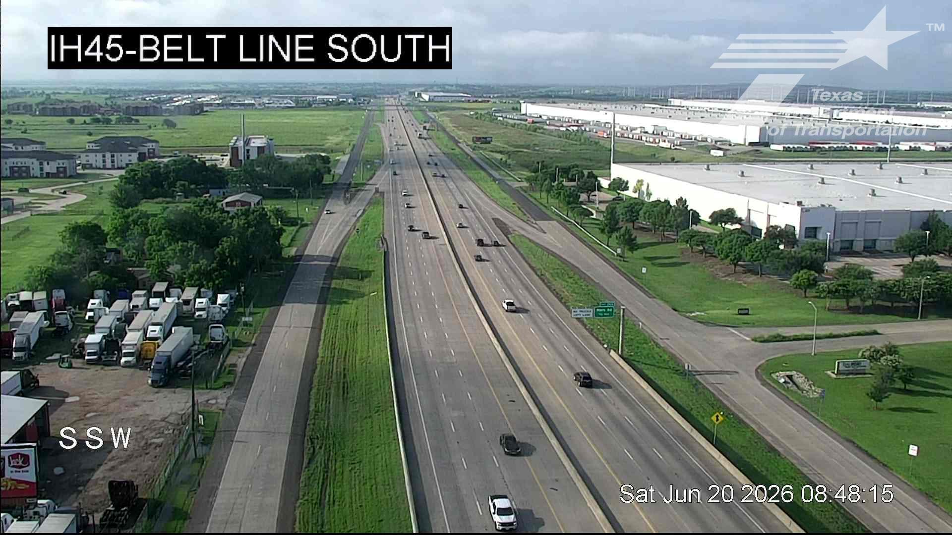 Live snapshot from IH45 @ Belt Line South