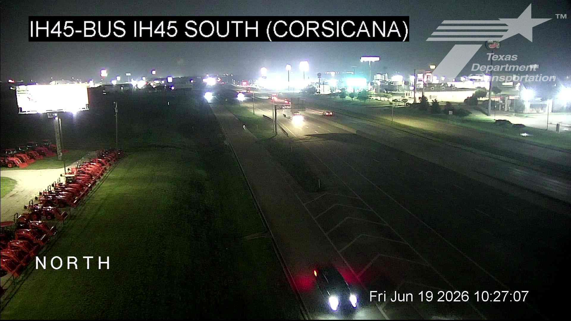 Live snapshot from IH45 @ Bus IH45 South (Corsicana)