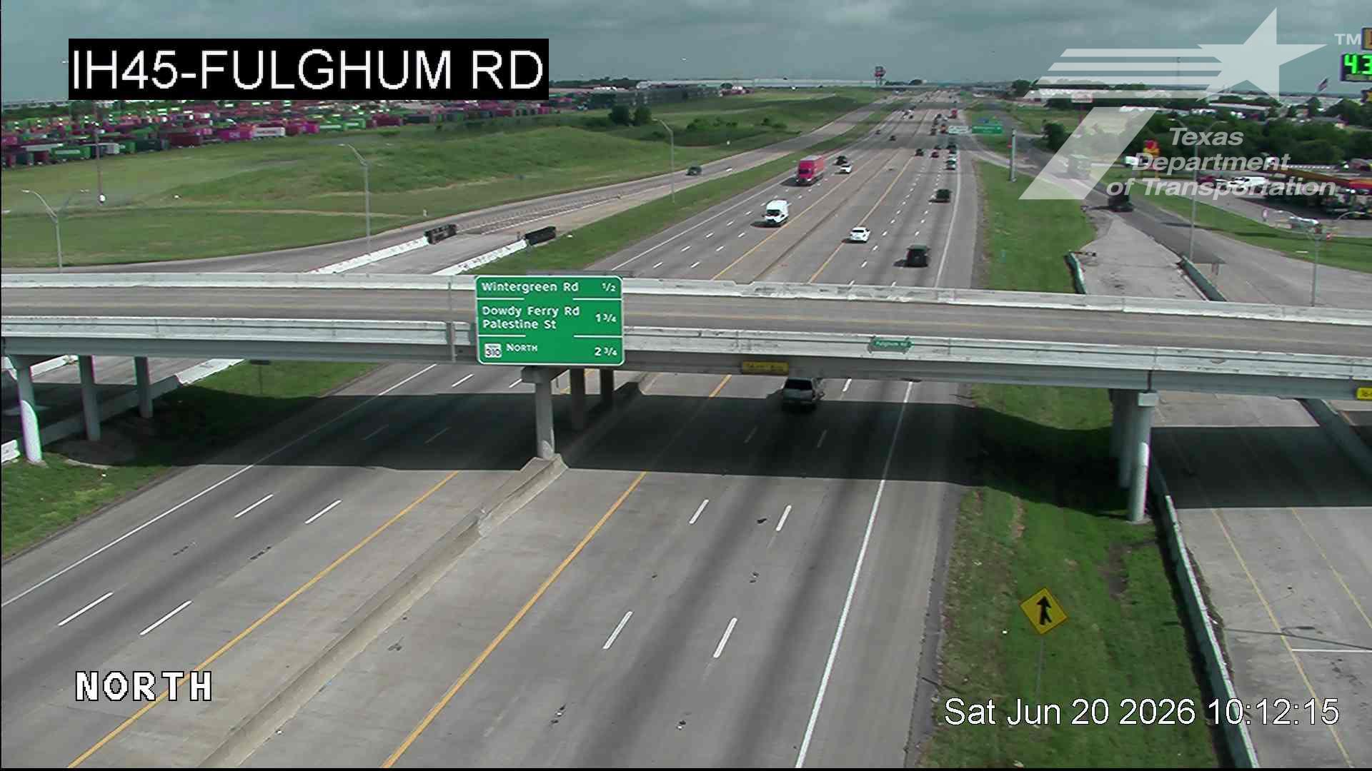 Live snapshot from IH45 @ Fulghum Rd.