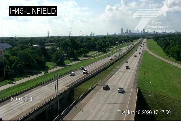 Live snapshot from IH45 @ Linfield