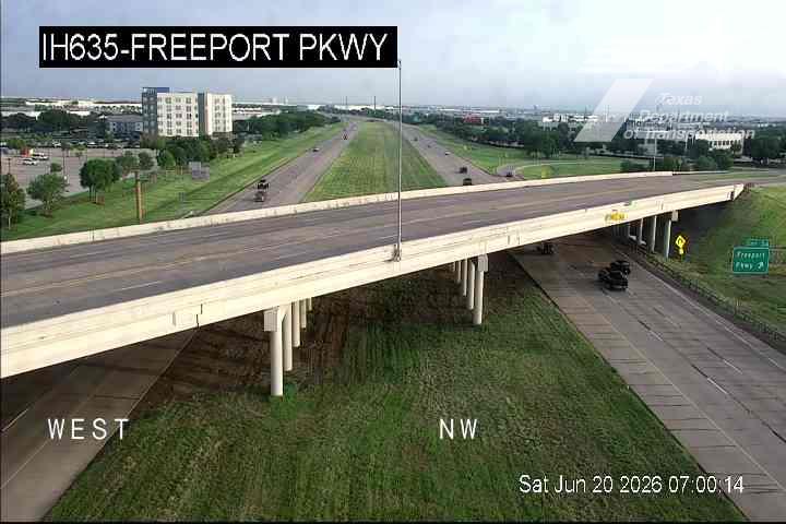 Live snapshot from IH635 @ Freeport Pkwy