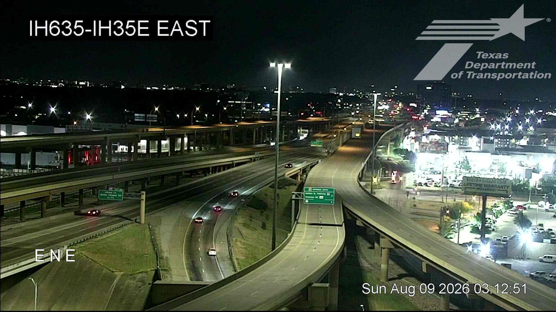 Live snapshot from IH635 @ IH35E East
