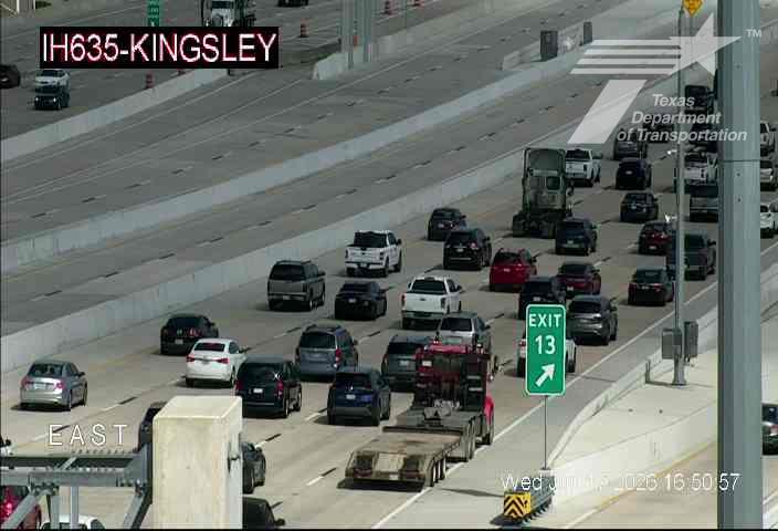Live snapshot from IH635 @ Kingsley