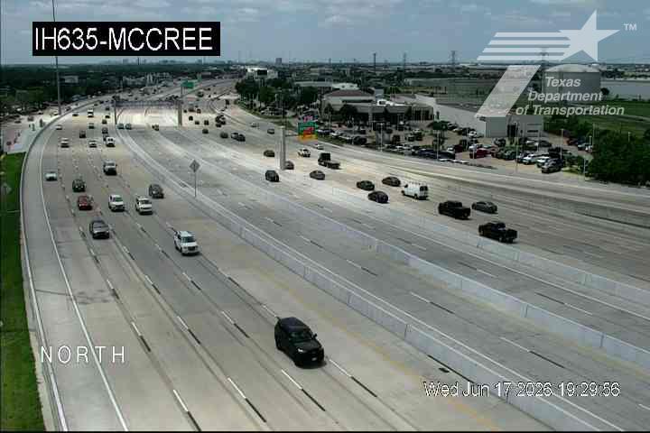 Live snapshot from IH635 @ McCree Rd