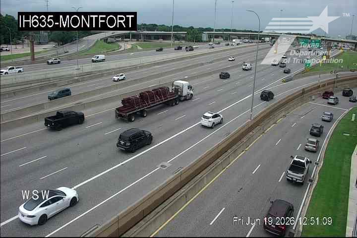 Live snapshot from IH635 @ Montfort