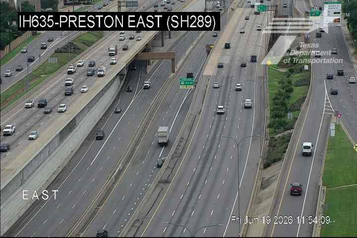 Live snapshot from IH635 @ Preston East
