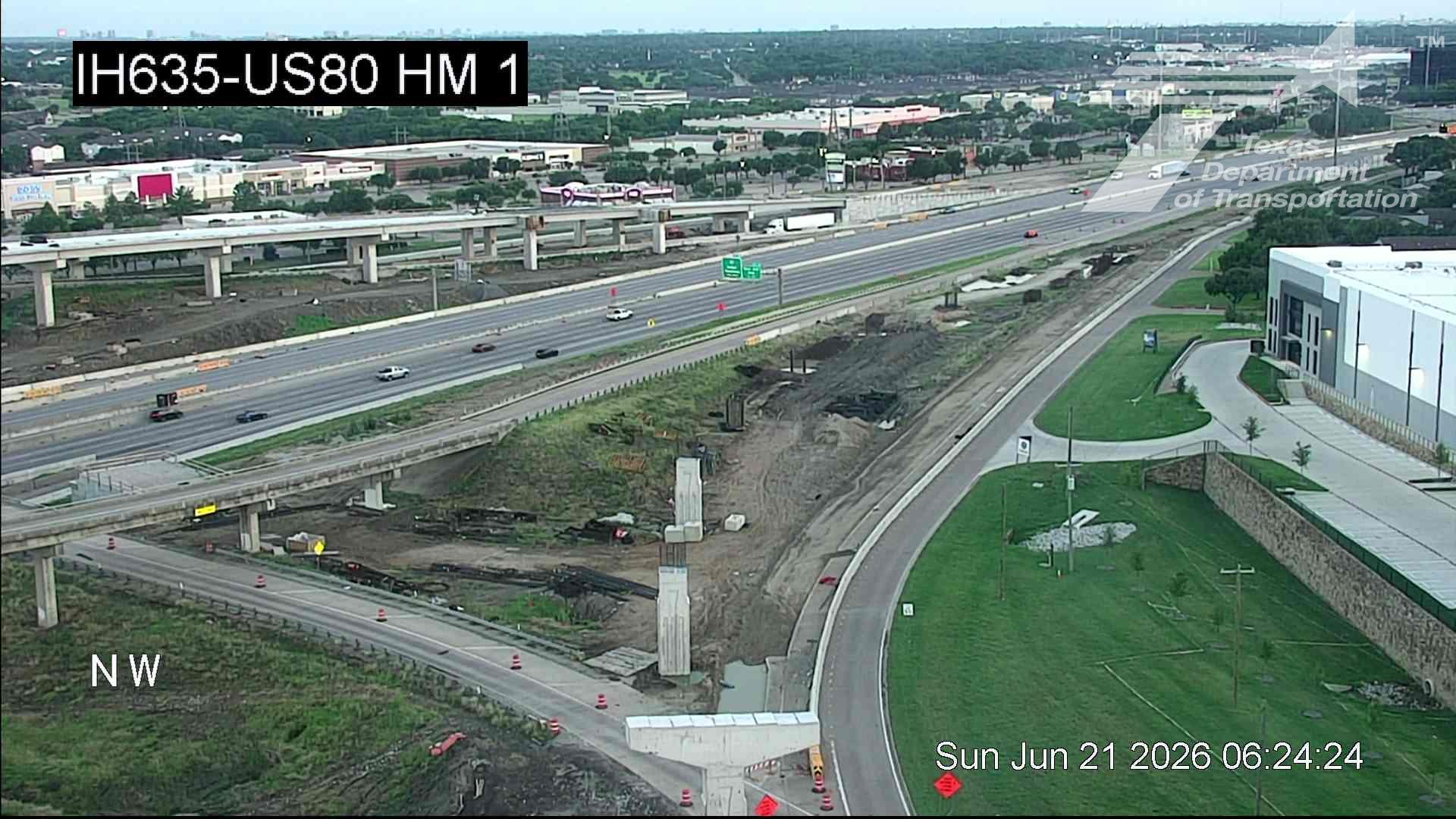 Live snapshot from IH635 @ US80 HM 1