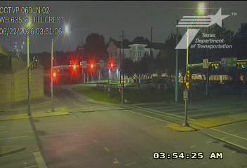 Live snapshot from LBJ Express IH635 @ Hillcrest Intersection WB