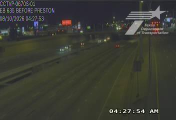 Live snapshot from LBJ Express IH635 @ Preston EB