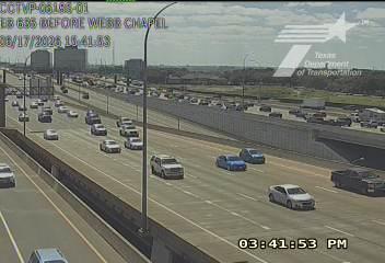 Live snapshot from LBJ Express IH635 @ Webb Chapel EB