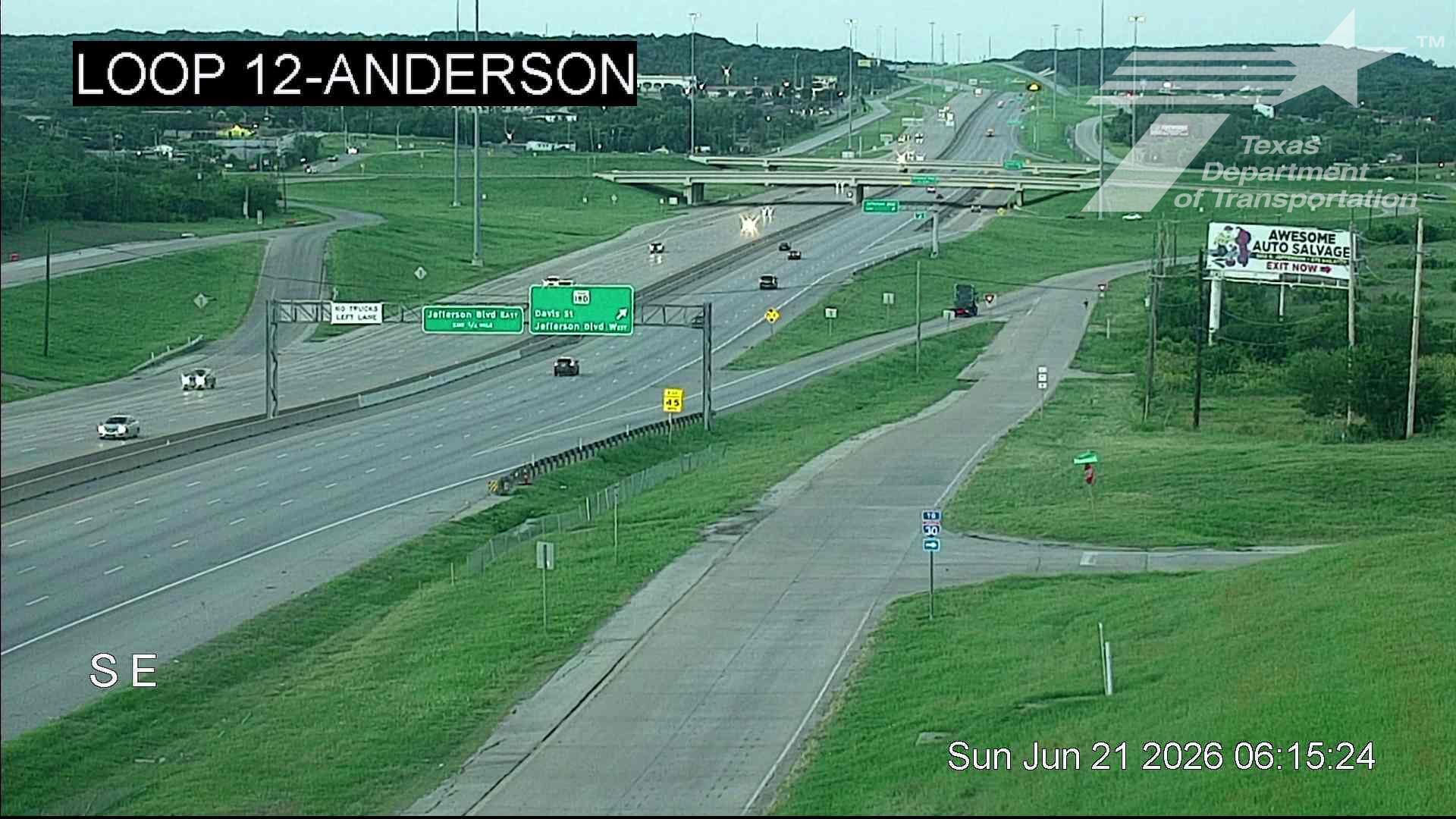 Live snapshot from Loop 12 @ Anderson