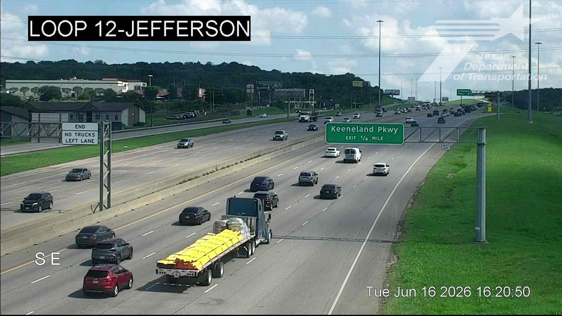 Live snapshot from Loop 12 @ Jefferson