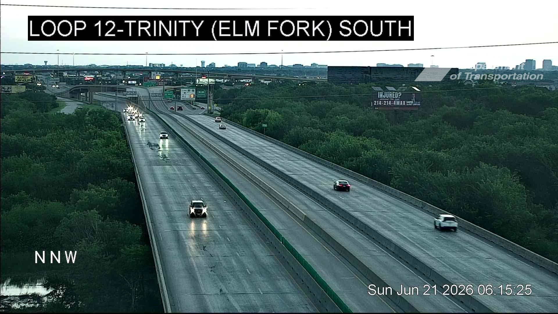 Live snapshot from Loop 12 @ Trinity (Elm Fork) South