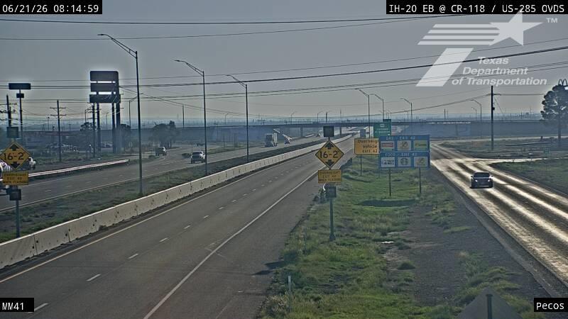 Live snapshot from ODA-IH20 @ CR118 MM 41 Pecos CTY-EB