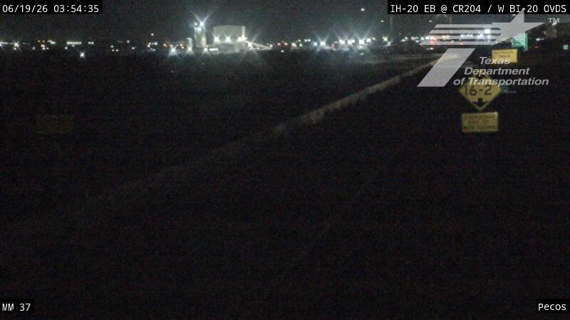 Live snapshot from ODA-IH20 @ CR204 MM 37 Pecos CTY