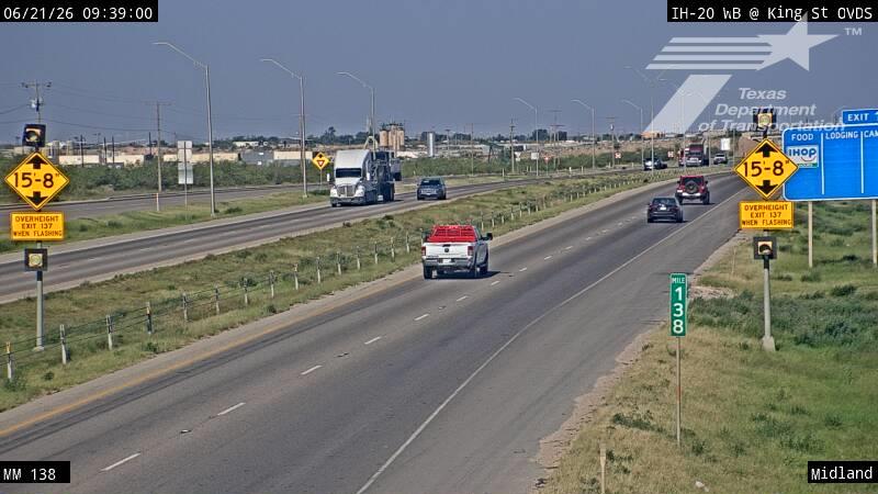 Live snapshot from ODA-IH20 @ King St MM 138 Midland CTY