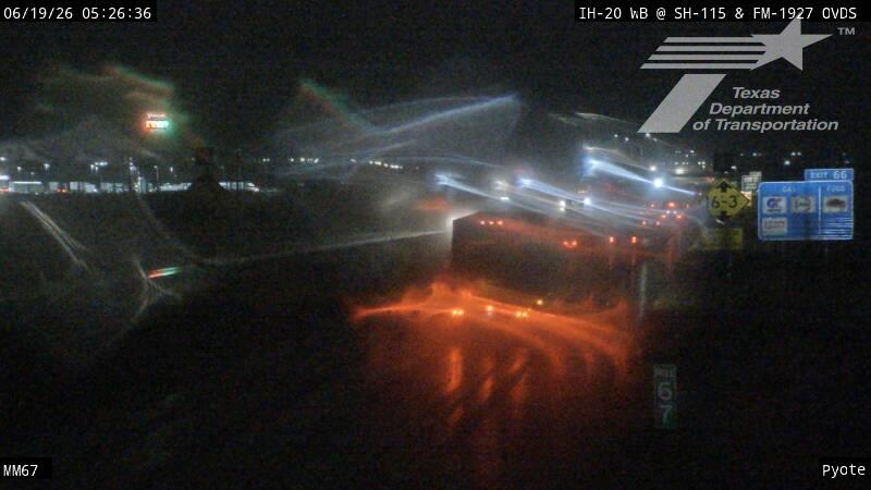 Live snapshot from ODA-IH20 @ SH115 MM 67 Ward CTY