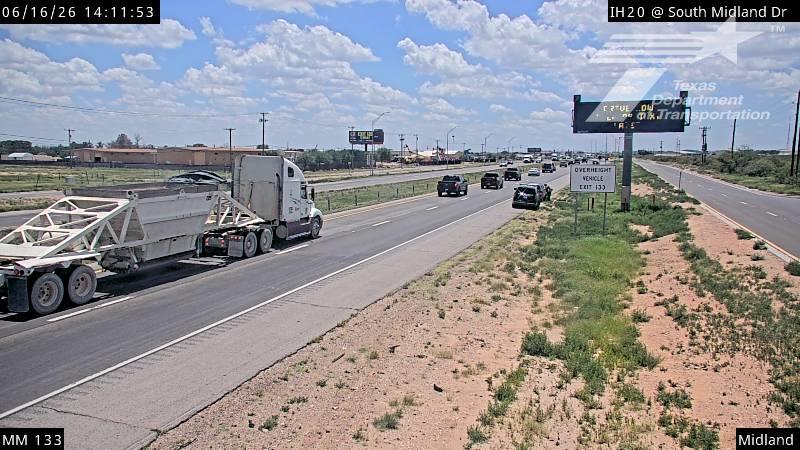 Live snapshot from ODA-IH20 @ South Midland Dr MM 133 Midland CTY