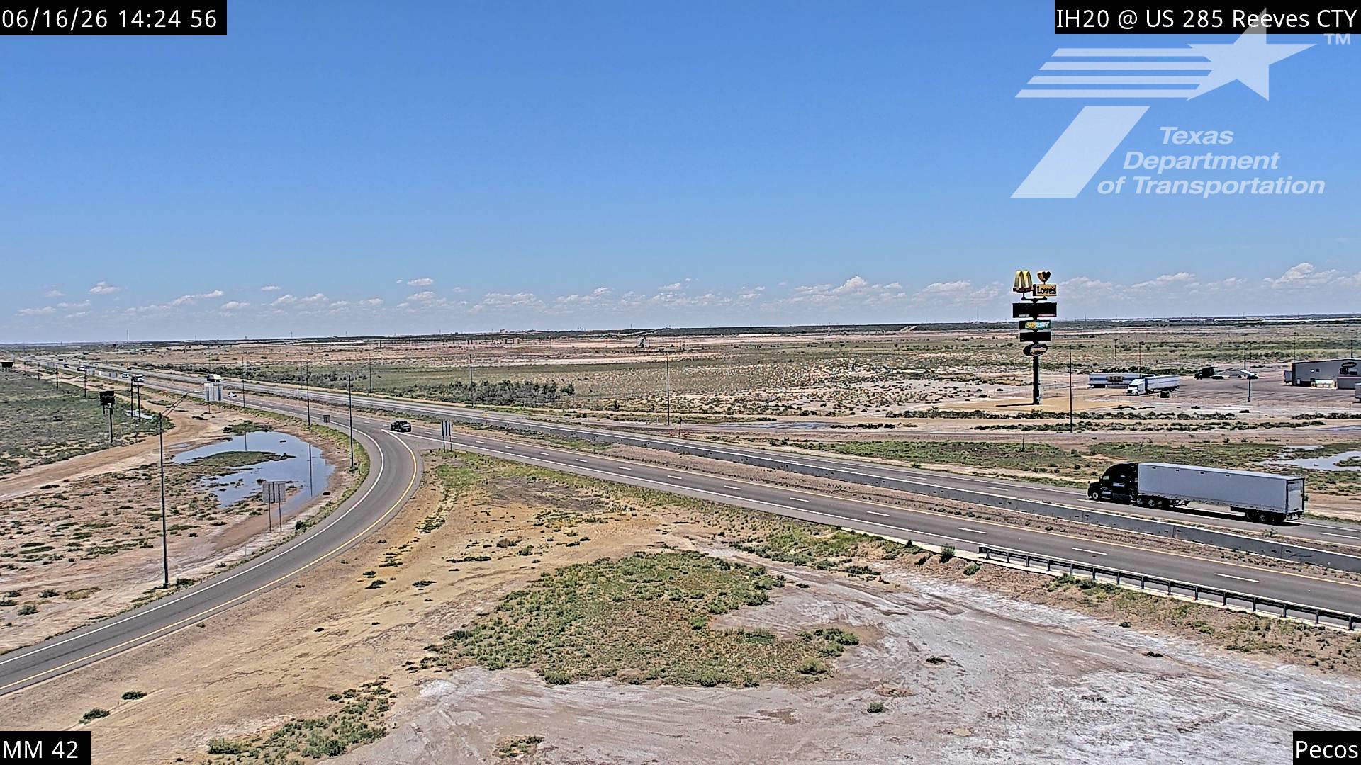 Live snapshot from ODA-IH20 @ US 285 Reeves CTY MM 42