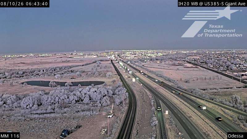 Live snapshot from ODA-IH20 West @ US385-S Grant Ave