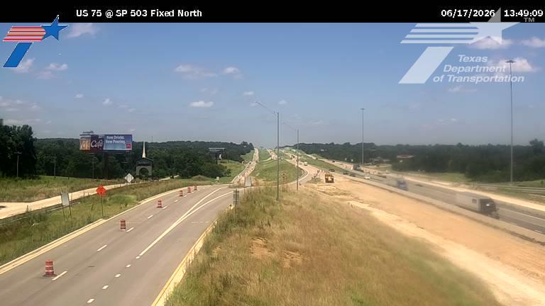 Live snapshot from US 75 @ SP 503 North Fixed