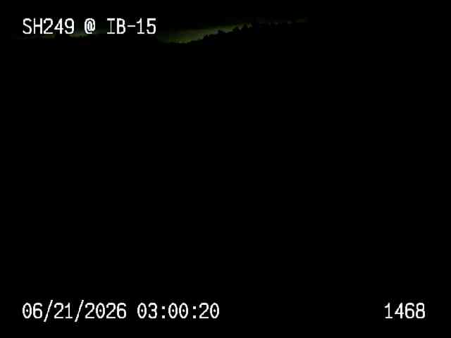 Live snapshot from SH-249 @ IB-15