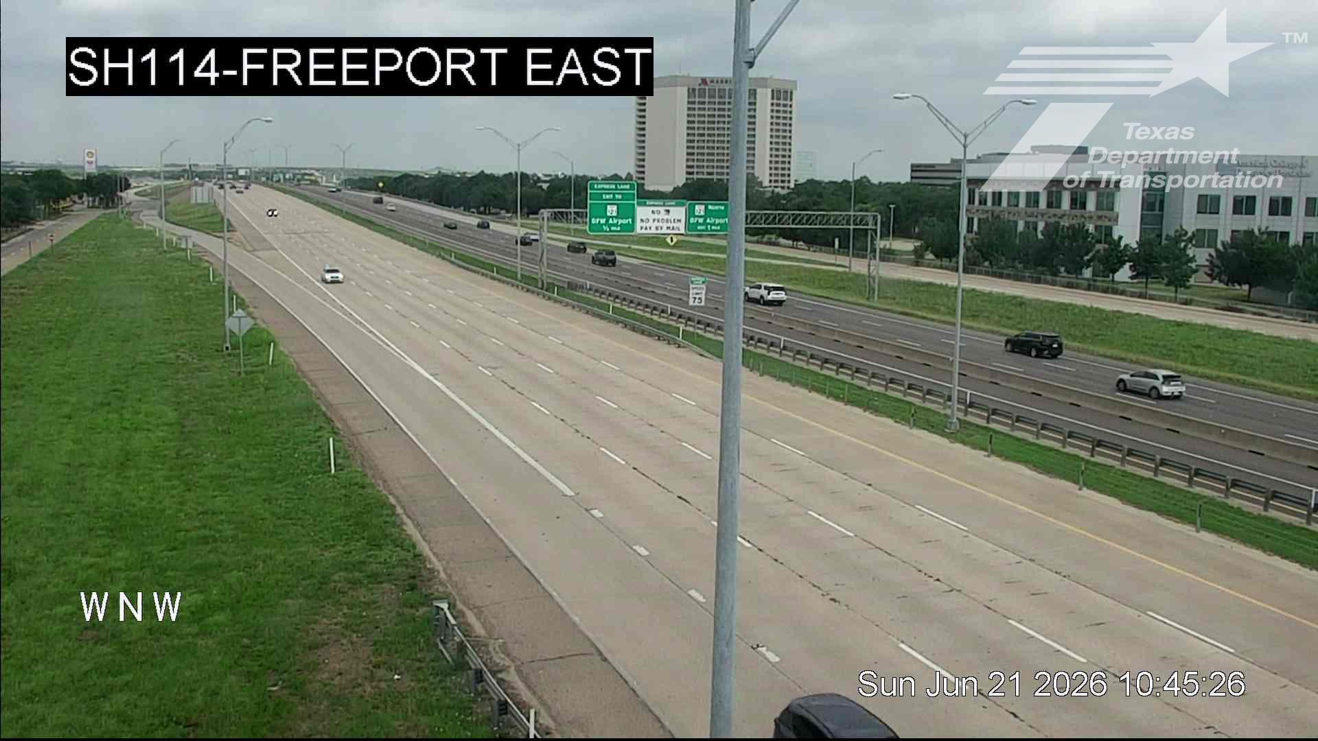Live snapshot from SH114 @ Freeport East