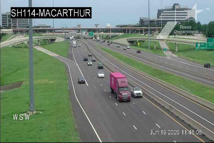 Live snapshot from SH114 @ MacArthur