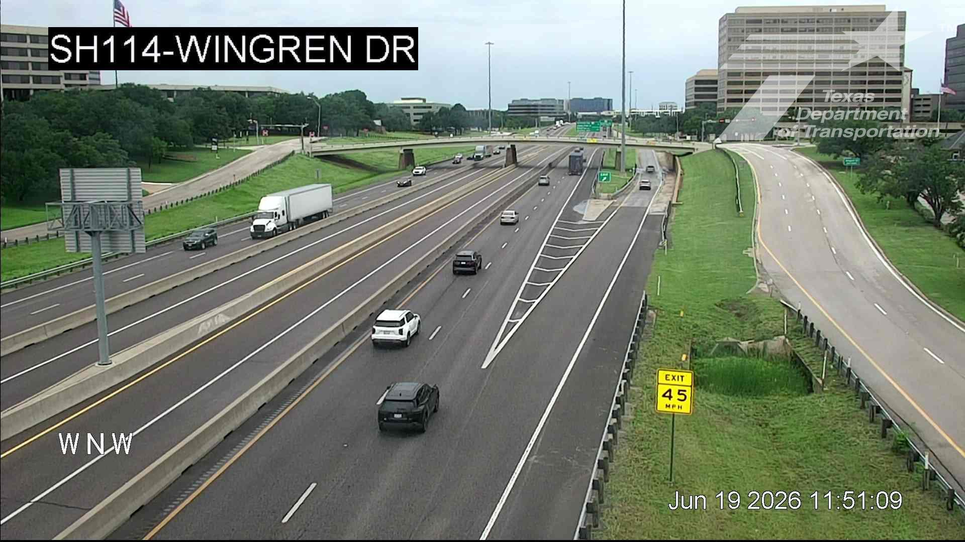 Live snapshot from SH114 @ Wingren Dr