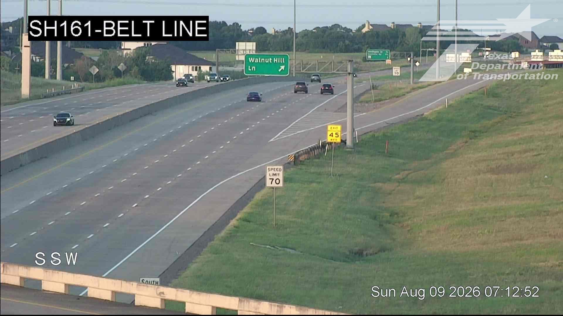 Live snapshot from SH161 @ Belt Line