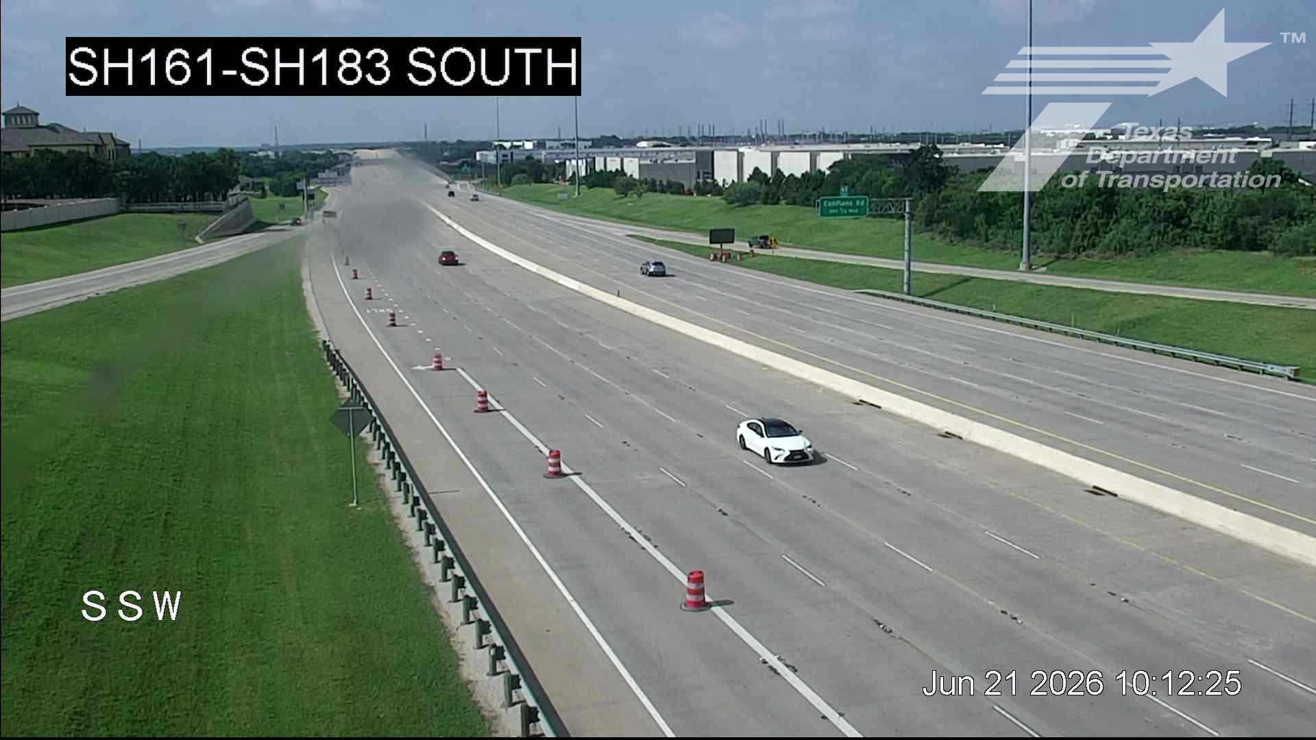 Live snapshot from SH161 @ SH183 South