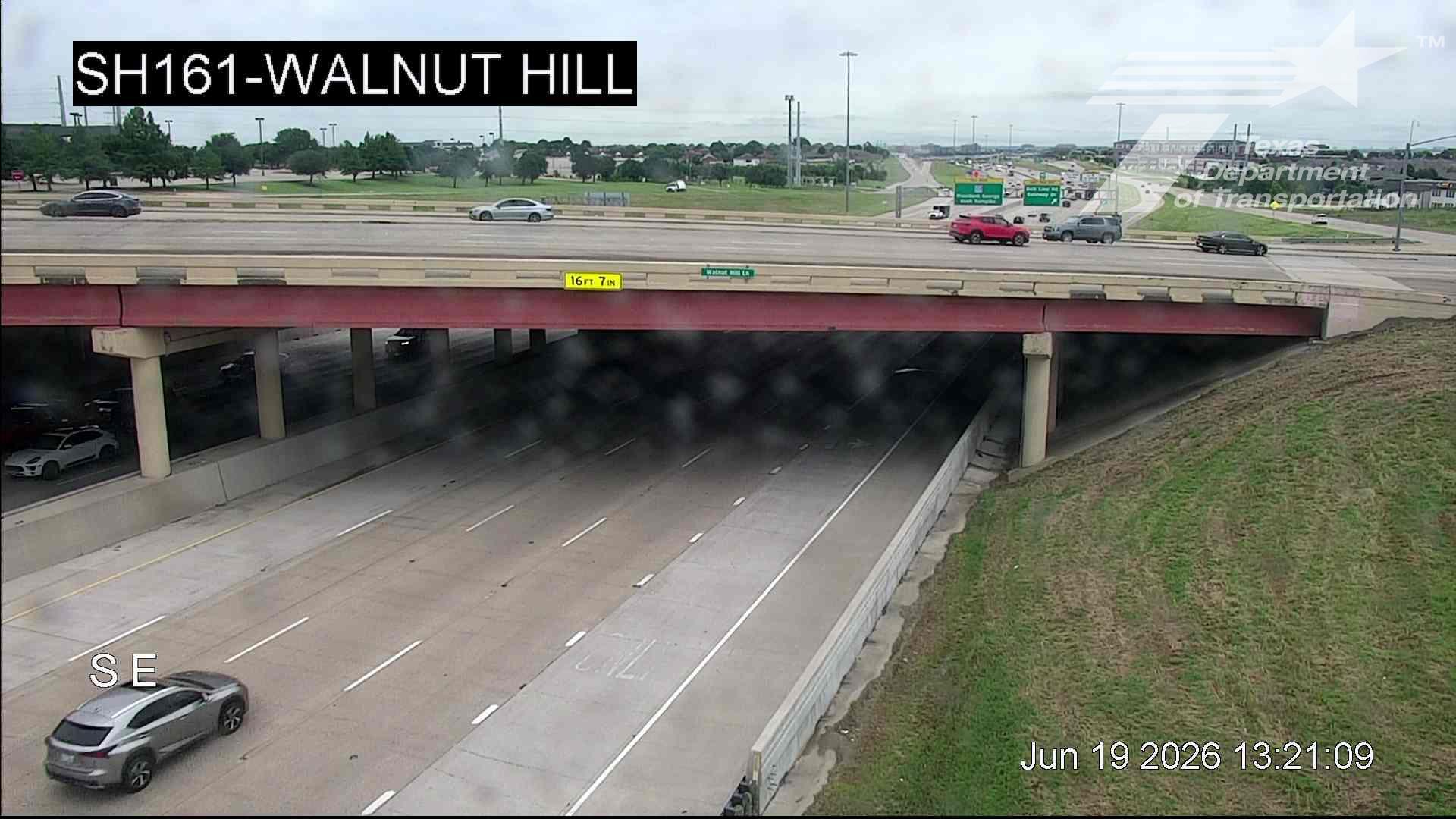 Live snapshot from SH161 @ Walnut Hill