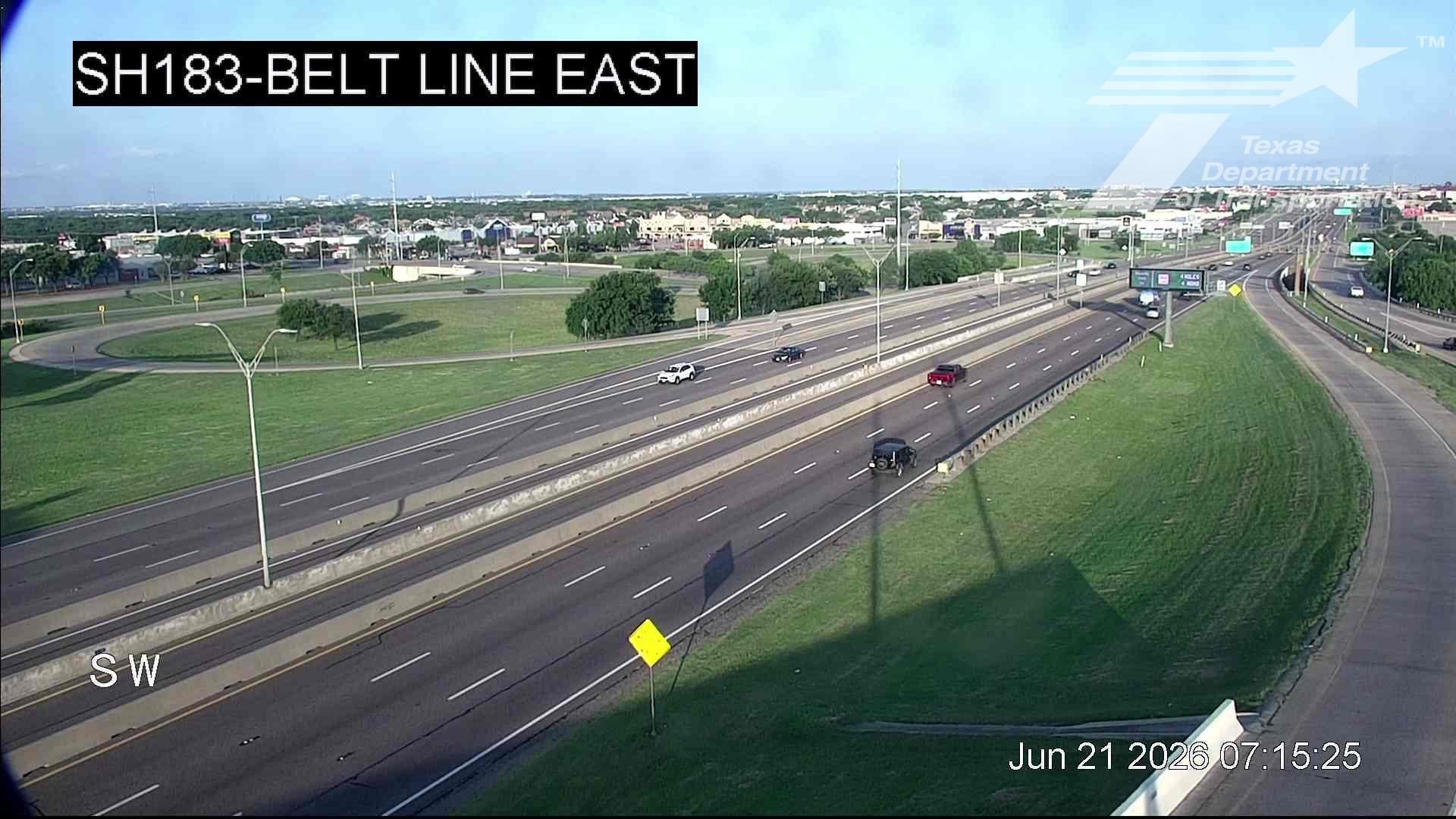Live snapshot from SH183 @ Belt Line East