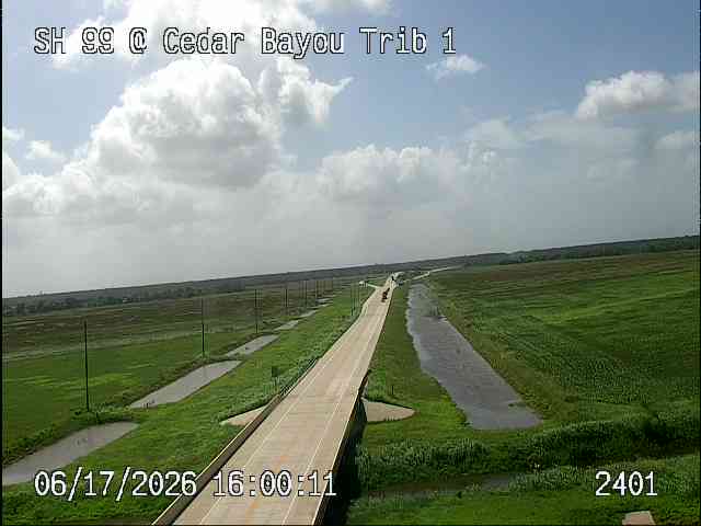 Live snapshot from SH99 @ Cedar Bayou Trib 1