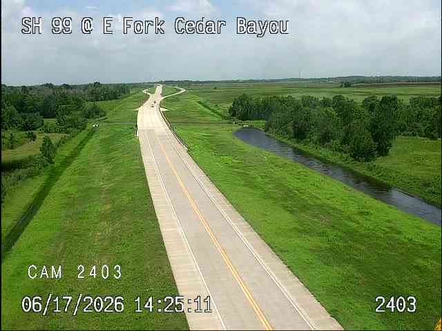 Live snapshot from SH99 @ E Fork Cedar Bayou