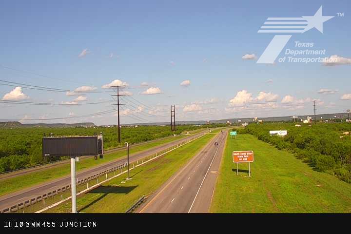 Live snapshot from SJT IH 10 at Junction - West (MM 455)